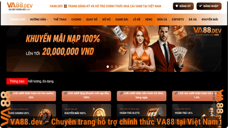 VA88.dev – Chuyên trang hỗ trợ chính thức VA88 tại Việt Nam